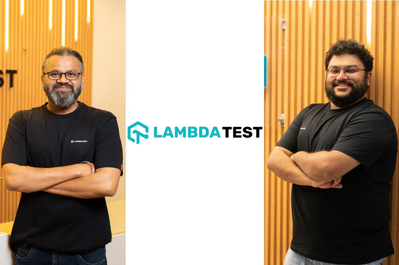 Jay Singh and Mudit Singh of LambdaTest